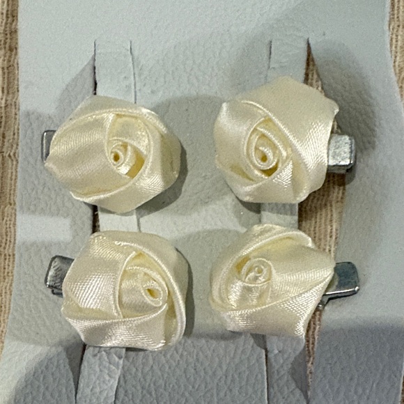 Free People Ivory Rose Hair Clips - Picture 3 of 3